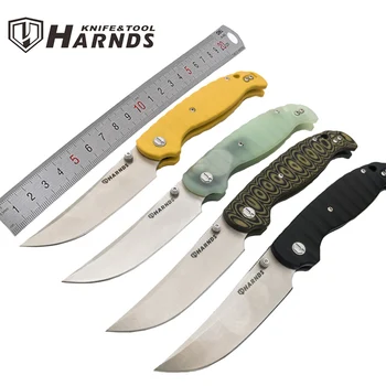 Harnds CK3501 Velikan sviloprejk, Zložljiva Knife14C28N Rezilo G10 Ročaj Prostem Kampiranje preživetje noži Taktično EOS lovski nož