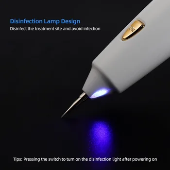 Dvojna Osvetlitev LCD Plazma Pero Mol Temno Spot Remover za Obraz, Telo Tatoo Wart Freckle Odstranitev 9 Ravni Laser Pero Nego Kože Orodje