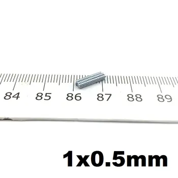 1mm Mikro Magnet, ki je Krog s Premerom 1mm 0.5～5 mm Višina 0.039