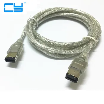 IEEE 1394 Kabli firewire 6pin, da 6pin podatkov podaljšek s pozlačeno vmesnik 1,8 m za DV zajemanje kartico