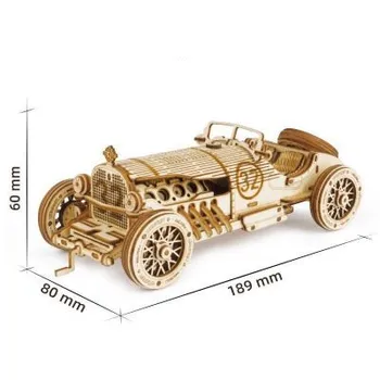 300pcs Sestavljanke, 3d model lesa velike sestavljeni igrača avto otrok simulacije muzejski vlak model avto, tovornjak model