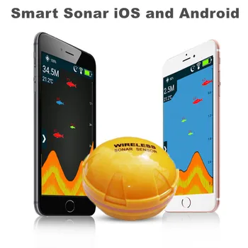 Pametni Telefon Fishfinder Brezžični Sonar Ribe Finder Globina Morja Ribe, Jezero, Odkrivanje iOS Android App Findfish Smart Sonar Echo C