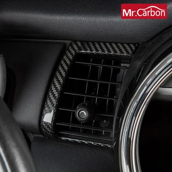 6 Kos Avto notranje zadeve ogljikovih vlaken izstopu zraka varstvo dekoracija dodatna oprema Za BMW MINI Cooper ENO F55 F56 F57 JCW avto styling