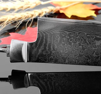 XITUO Visoke Kakovosti Damask Kuhar Nož Rezilo Prazno DIY Ročno Ustvarjanje Kuhinja Jekla Gredice Materiala, ročnega Orodja Turčija Losos