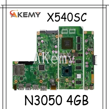 X540SC mainboard Za ASUS X540SC X540SCA F540SC prenosni računalnik z matično ploščo preizkušen CPU/N3050 4GB/Memory dela original