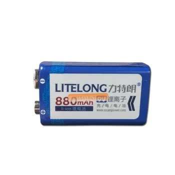 LITELONG blagovne Znamke baterije 2 kos/Li-lon baterij 880mah 9v nazivna napetost 9v+original pametni polnilnik iz moke brezplačna dostava