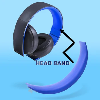 Podatki Žaba Zamenjava Uho Pad Blazine earmuff Glavo earpads Za Sony PlayStation PS3 PS4 7.1 Zlato Brezžične Stereo Slušalke