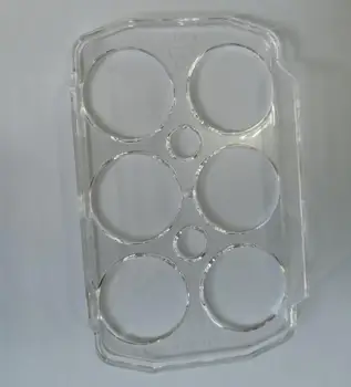 Kakovost Hladilnik Deli 6 lukenj Prozorno plastično jajce primeru zamenjava za Haier Univerzalni Hladilnik 159X95X23MM
