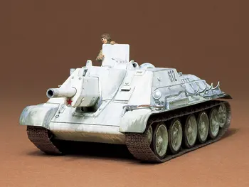 Tamiya 35093 Obsega 1/35 ruske Tank Destroyer SU-122 Vojaške Miniaturni Sereis Zaslon Igrače, Plastične Skupščine Model Komplet