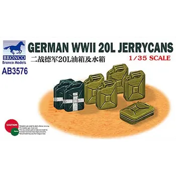 BRONCO AB3576 1/35 po drugi svetovni VOJNI nemška 20L Jerrycans Obsegu Model Kit
