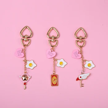 CHUNOU Risanka Luna Sailor Moon Keychain Key ring Lepa Luštna Dekleta Avto, dodatna Oprema Nahrbtnik Okras Avto Ključ Imetnika Debelo