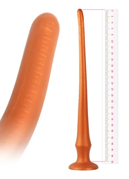 Ultra-dolgi mehki silikonski analni vibrator butt plug prostate massager analni dilator ženska vagina self porno sex sex gay sex igrače