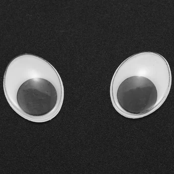 Premikajte oči so ovalne 20x15 mm 100 kos (ne samolepilni)