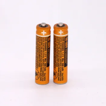 2PCS AAA baterije za HHR-55AAABU Za Brezžični Telefon Panasonic baterije 1,2 V 550mAh Izvirno Novo ponovno Polnjenje NI-MH