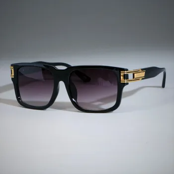 Prevelik kvadratnih Vintage sončna očala Očala Moški Ženske Očala Okvirji Luksuzni kakovosti SU139