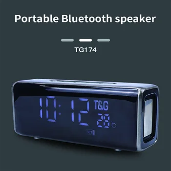Brezžični zvok stolpec TG174 budilka funkcijo Bluetooth zvočnik namizje subwoofer predvajalnik glasbe center FM