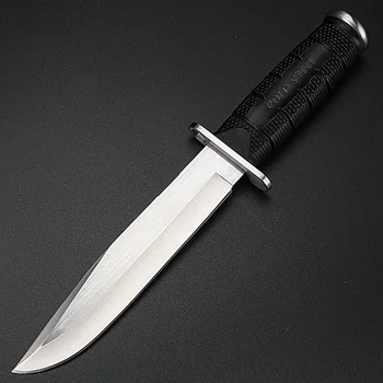 Lovski Nož Divje Survival Nož Black Fiksno Rezilo Noži Visoko Trdoto Prostem Taborjenje Orodje Noži z ABS Tulec