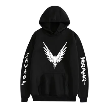 2020 Paul Logan maverick hoodie Odraslih Črn pulover s kapuco Bela Ptica Logotip Priložnostne hoodies Jeseni, Pozimi majica Puloverju