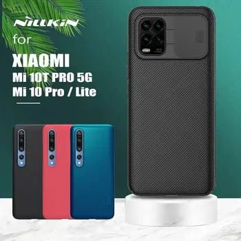Za Xiaomi Mi 10T Pro 5G Primeru Nillkin CamShield Stran Fotoaparata Zaščito Primeru Super Motnega Ščit za Xiaomi Mi 10T Lite 10 Pro 5G