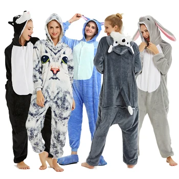 Kigurumi Pižamo za Odrasle Ženske Sleepwear Živali Pijama Star Samorog Onesies Cosplay Anime Noša