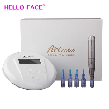 Artmex V6 Rotacijski Tatoo Pralni Trajni make-up Obrvi Tatoo pralni Micropigmentation Naprave Oči, Obrvi Ustnice derma Pero