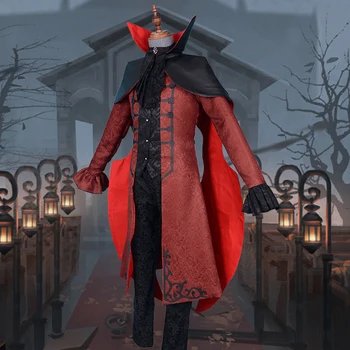 Igra Identitete V Cosplay Kostume Fotograf Joseph Desaulniers Cosplay Kostum Krvavi meč Kože Uniforme Rdeče Obleke nosi