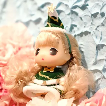 Ddung Baby Božič Lutke Srčkan 3Y+ Obleko gor Princesa Simulacije Moda Dekoracijo Otroci Počitnice darilo