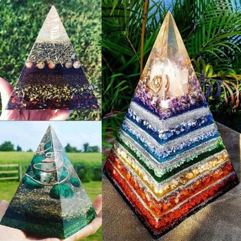 Super Veliki DIY Piramida Smolo Plesni Nastavite Veliko Silikonski 3D Piramida Plesni Nakit, Izdelava kalupi Doma Dekor 15 cm/5.9