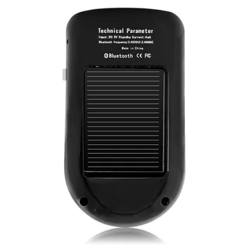 Sončne elektrarne prostoročno zvočnik z/brez LCD zaslon Brezžična tehnologija Bluetooth Komplet zvočnikov za avto, dodatna oprema