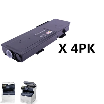 Priljubljena v Evropi, 4 KOS Tiskalnik, Black Toner Cartridge za Xerox VersaLink C400 C405 C400N C400DN C400DNM C405 kot original tiskanja