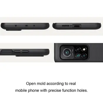 Nillkin Težko PC Motnega Ščit Telefon Hrbtni Pokrovček Primeru za Xiaomi Mi 10T Pro 5G Mi10T Primerih