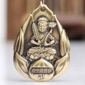 čisti baker osem Guardian obeski Kitajski Zodiak življenje Bude, moških in žensk baker Buda kartico Tajski baker obrti