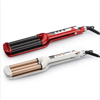 To je v LCD električni porcelana hair styler za lase curler roll 3 sodih curling klešče klešče V52 razlikuje orodij za modeliranje