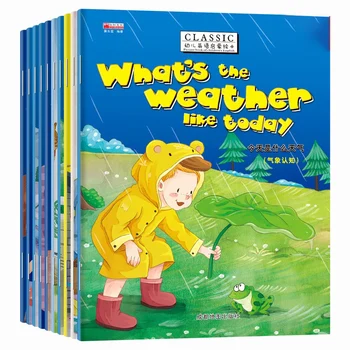 10 Knjig/Set angleška slikanica Branje angleških Razsvetljenje Zgodba Dvojezična slikanica za Otroke Starost 2-6 Let