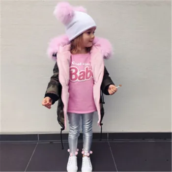Nove Zimske Roza Prikrivanje Baby Dekle Obleko Dekleta Hooded Malčke Dekliška Oblačila Dekle Zadrgo Plašč Dolg Plašč Za Dekleta Parker