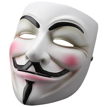 V for Vendetta Anonimni Guy Fawkes Masko Smolo, Cosplay Masko, Kostum Stranka Prop Igrače