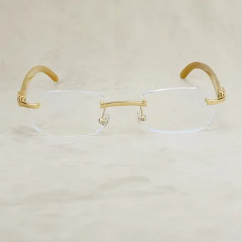 Vintage Jasno, Leče Očala Moških Luxury Womens Očala Jasno, za Branje Retro Carter Bralec Očala za Nerd Recept