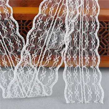 Debelo 4pieces od 10yards lepe čipke traku 4.5 cm širina afriške čipke tkanine DIY Oblačilni Dodatki za dom dekoracija