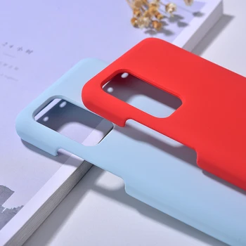 Xiaomi Mi 10T Tekoče Silikona Primeru Original Telefon Polno Zaščito Hrbtni Pokrovček Shockproof Kože Za Mi 10t Pro 10T Lite Stanovanj Lupini