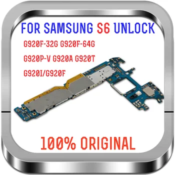 Evropa Različica 32GB Za Samsung Galaxy S6 Motherboard G920F G920P G920V G920A G920T G920I Matično ploščo S Čipi