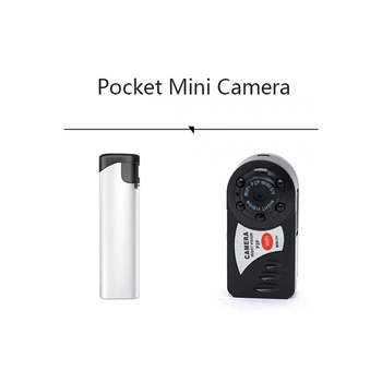 HD V7 WiFi IP Mini Kamera 5 Svetlobe IR Nočno Vizijo P2P Brezžični Micro Cam Daljinski upravljalnik Video Recikliranje Rekord za iPhone Android