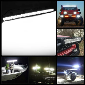 ANMINGPU 4-39 Palčni LED Bar Offroad LED svetlobne Vrstice za Tovornjak Jeep Čoln 4x4 Atv Spot Poplav LED delovna Lučka Bar Avtomobilski Žarometi 12V 24V