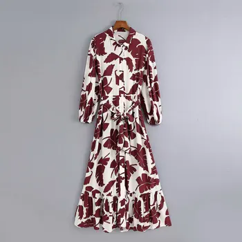 2020 Poletje New River Pas Cvetlični zaraing-slog za ženske obleke sheining žensko obleko Boho letnik stranki, plus velikost C2179