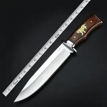 XUANFENG fiksno rezilo noža visoko trdoto rezilo ročaj kampiranje, lov na prostem iz nerjavečega jekla noži z tulec