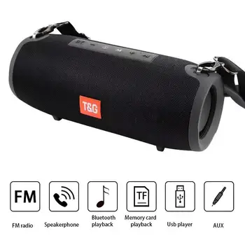 40W Brezžični Bluetooth Zvočnik Prenosni Zvoka Bas Stereo Subwoofer FM Radio Boom Box TV TF Aux Usb Zvok Bar za PC Telefon Črna