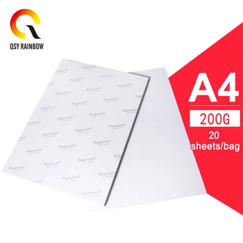QSYRAINBOW A4 visoko sijajni Foto Papir za Tiskanje Stanja, Hladilnik Magneti Inkjet Magnet Sliko Mat Papir