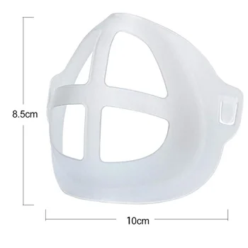 15pcs 3D Usta Masko za Podporo Dihanja Pomoč Pomoč Masko Notranje Blazine Nosilec za Hrano Silikona Maska Imetnik Dihanje Ventil