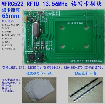 RC522 Modul Bralnika RFID Antena RF IC za Kartico Indukcijske Modul Razdalja 65mm