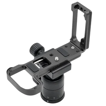 Zložljive L Ploščo Nosilec Nosilec Kamere držalo za Nikon Z7 Z6 LB-Z7 Hitro Sprostitev Baseplate Strani Plošče Push in Pull B