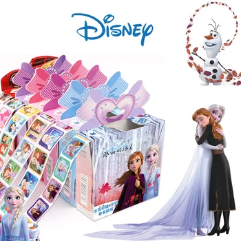 200 Listov V Polje Disney Zamrznjeno 2 Elsa Ana Nagrado Nalepke Sofija sneguljčica Scrapbooking Za Otroke Dnevnik Zvezek Nalepke Nalepka